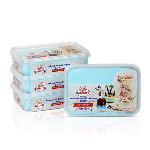 Pastă de zahăr albastru deschis Ovalette 1 kg