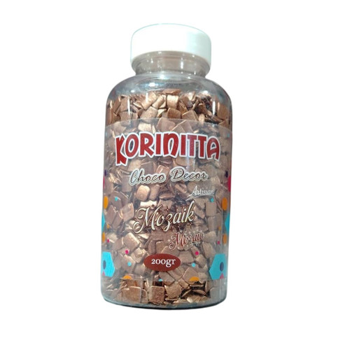 Korinita Decor Ciocolată Mozaic Cupru 4 mm  200 g