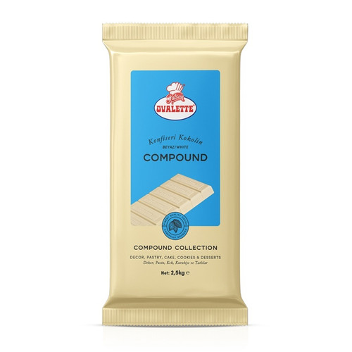 Cuvertură compound albă Katsan Ovalette 2,5 kg