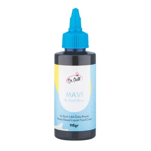 Colorant alimentar lichid pe baza de apa - Dr. Gusto - ALBASTRU - 115 gr