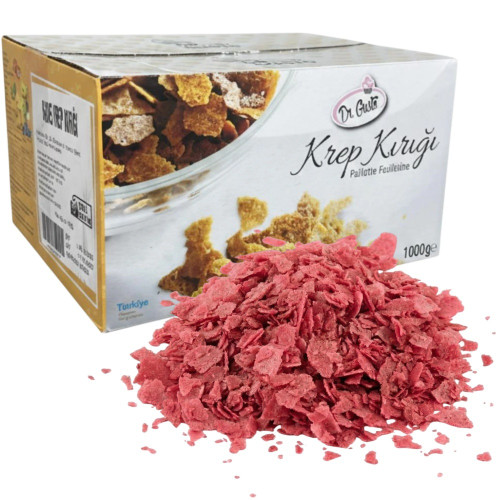Fulgi crocanți / Paillet Feuilletine cu aromă de căpșune, 1kg  Dr. Gusto