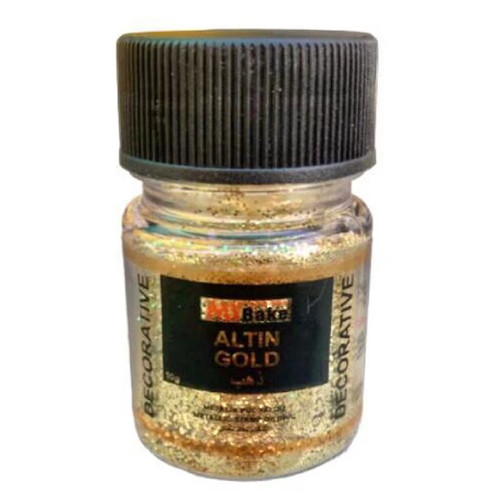 Glitter non-alimentar pentru decor - Auriu - 10g - MyBake