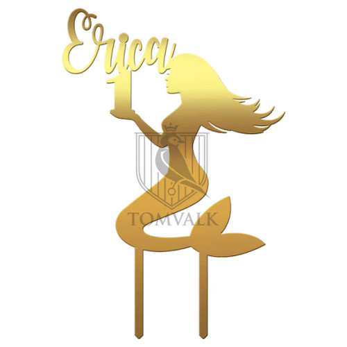 Cake Topper Sirena
