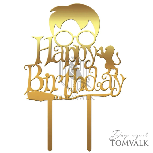 Topper tort Happy Birthday Magic HBD-P18