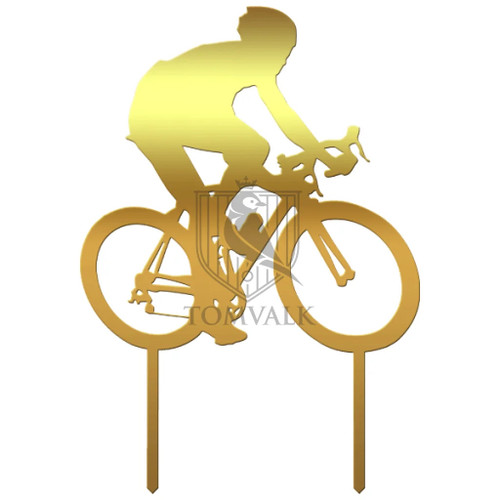 Topper tort cu biciclist – 17 cm