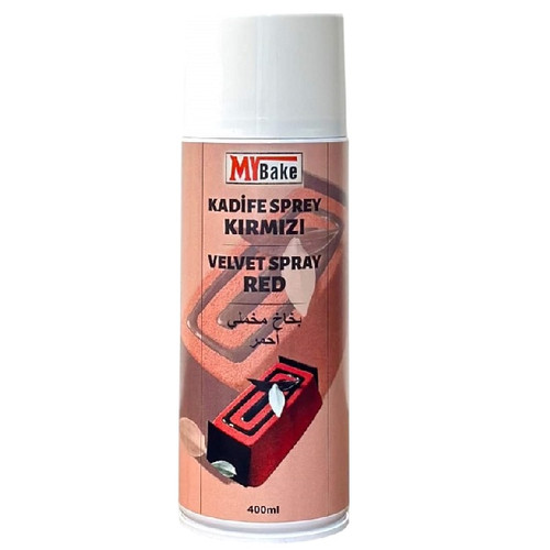 Coloranti alimentari, Colorant Spray ROSU- Catifea/Velvet - 400 ml - My Bake, tomvalk.ro