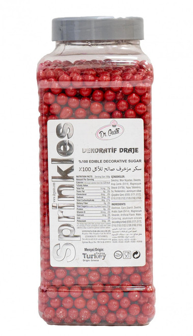 Perle 8 mm - ROSU - Dr Gusto - 1 kg