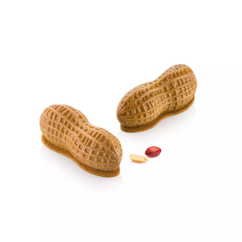 Formă din Silicon Arahide (Peanut) - 6 Cavități - Silikomart