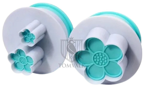 Set 2 decupatoare cu ejector - Flori
