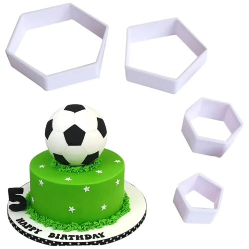 Set 4 decupatoare - minge fotbal