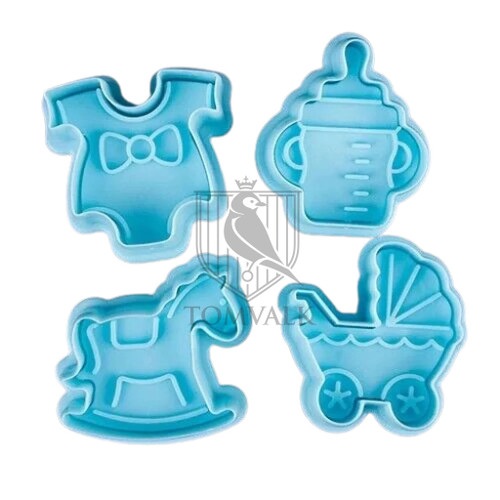 Set 4 decupatoare - Botez baiat