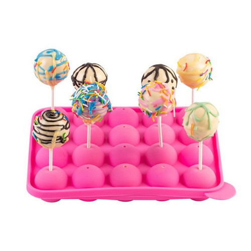 Forma dubla din silicon pentru cakepop
