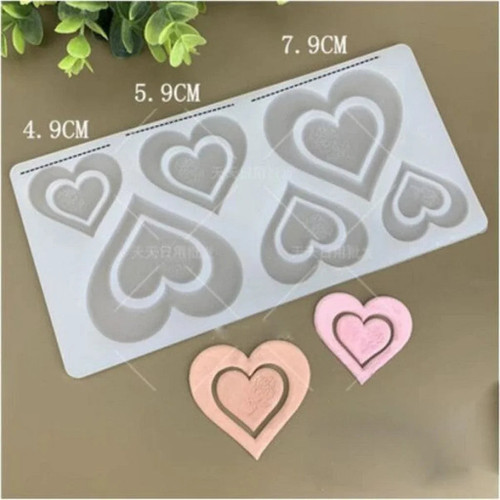 Matrita silicon pentru decoratiuni ciocolata - Inima