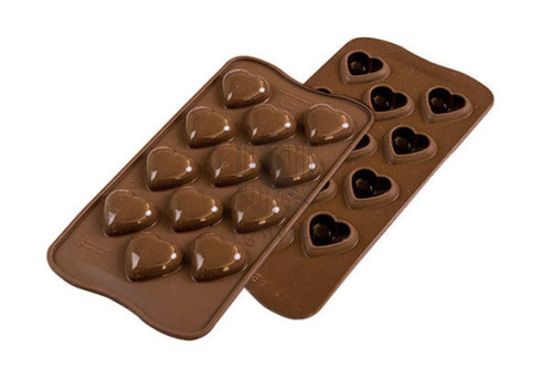 Forma de silicon My Love - Silikomart - 12 alveole