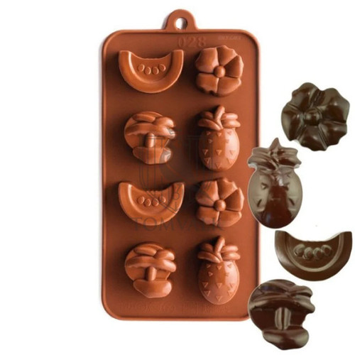 Forma de silicon Fructe tropicale