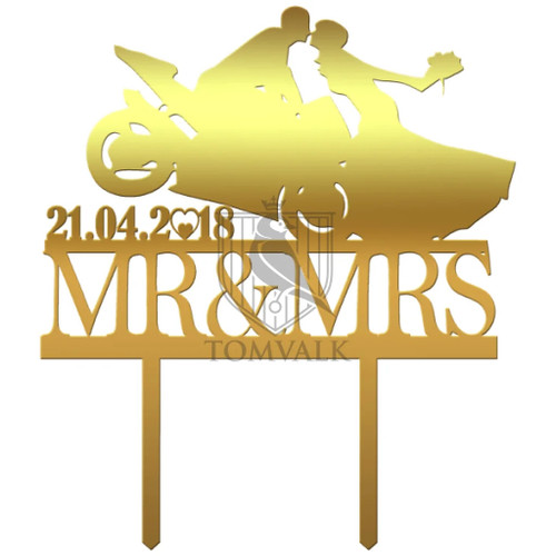 Topper tort nunta Mr&Mrs DMt