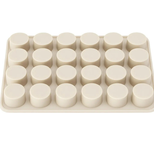 Forma din silicon mini-cilindri cu 24 alveole - T13601