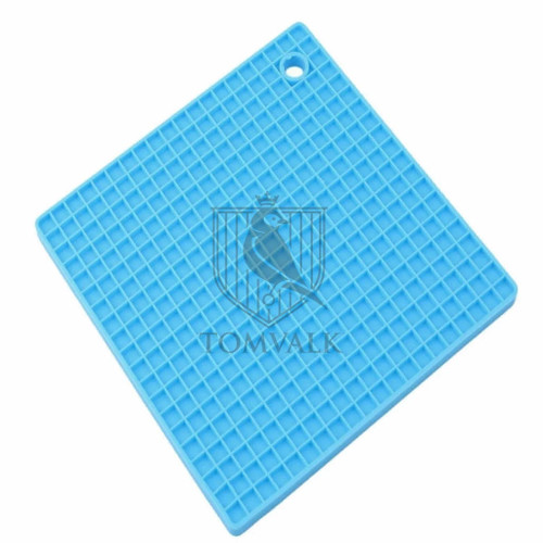 Suport termorezistent din silicon pentru vase, patrat