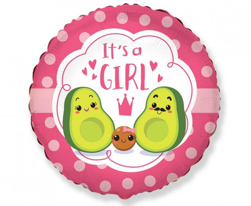 Balon folie 45 cm - Avocado Its a girl
