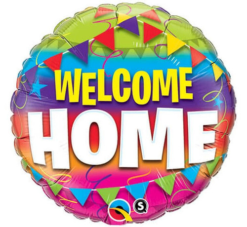 Balon folie 45 cm - Rotund Welcome Home