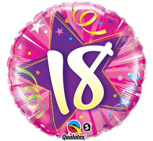 Balon folie 45 cm - 18, roz