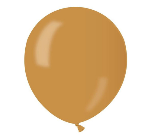 Set 100 baloane latex 13 cm - gold metalic