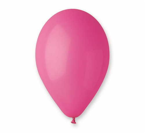 Set 100 baloane latex 25 cm - Roz Inchis Pastel