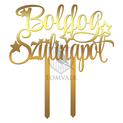 Topper tort / Tortafeltlt Boldog szlinapot III
