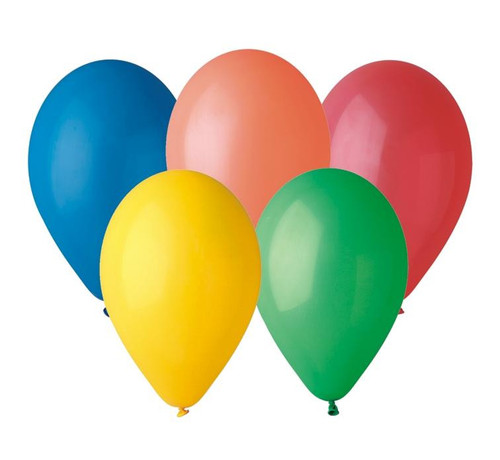 Set 10 baloane latex 25 cm - Mix