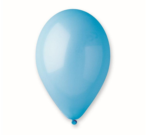 Set 10 baloane latex 25 cm - Albastru