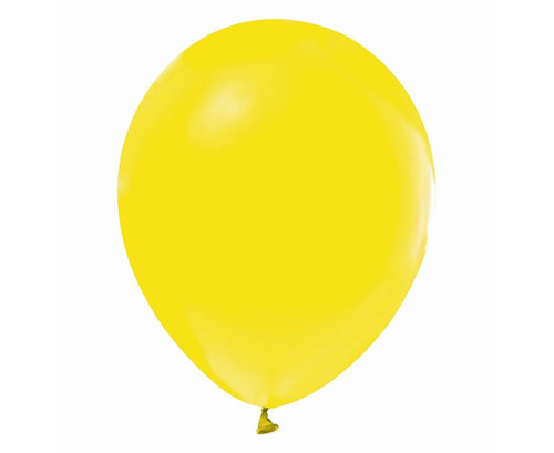 Set 10 baloane latex 30 cm - Galben Pastel