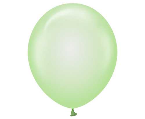 Set 10 baloane latex 30 cm - Verde Cristal