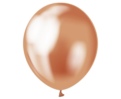 Set 50 baloane latex 30 cm - Cupru Metalic