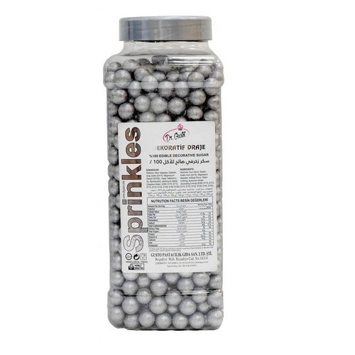 Perle 9 mm - ARGINTIU - 1 kg - Dr. Gusto