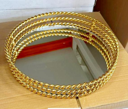 Tava decorativa aurie BRG 31 cm