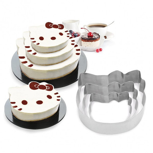 Set 3 forme tort etajat - Hello Kitty