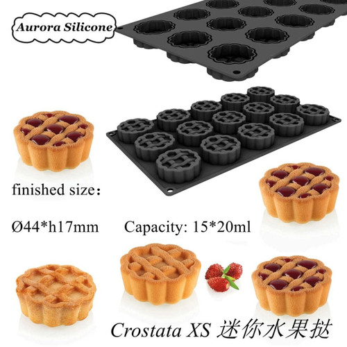 Formă din silicon Crostata  15 cavități