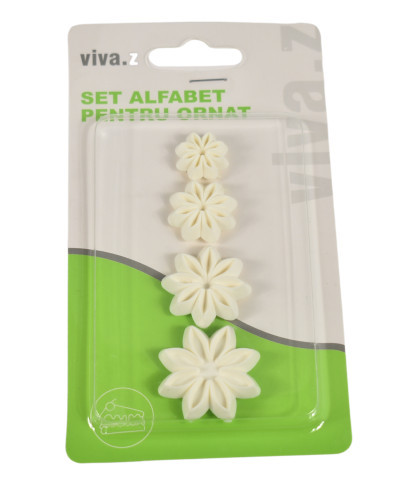 Set 4 decupatoare - Flori mici