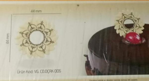 Decoratiuni din ciocolata - Mandala - Korinitta - cutie 240 buc