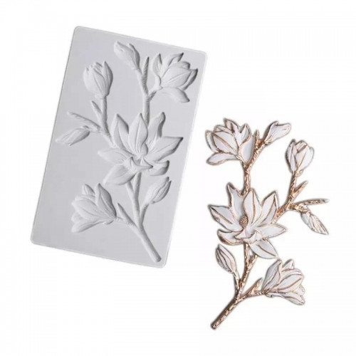 Forme & mulaje, Mulaj din silicon - Magnolia - T08139, tomvalk.ro