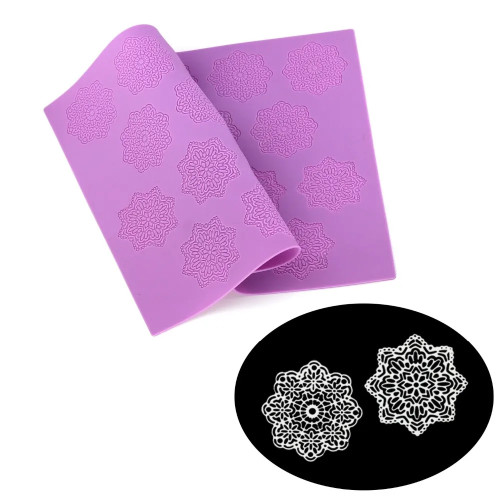 Plansa din silicon pentru dantela - Mandala