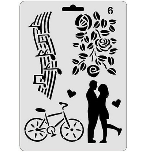 Sablon decorare tort - Model 6
