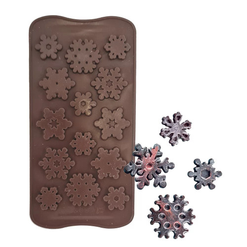 Forma silicon Frozen - Fulgi de zapada - 13 cavitati