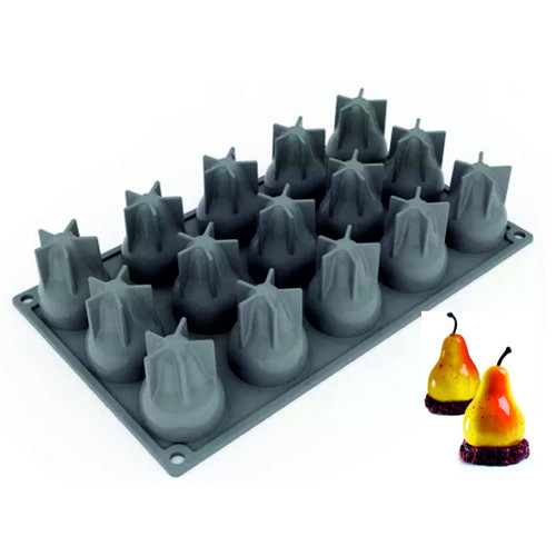 Forma din silicon Pere - 15 cavitati