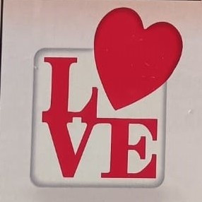 Decoratiuni din ciocolata - LOVE - cutie 240 buc