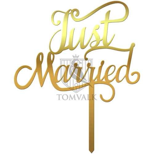 Topper tort nunta Just Married III