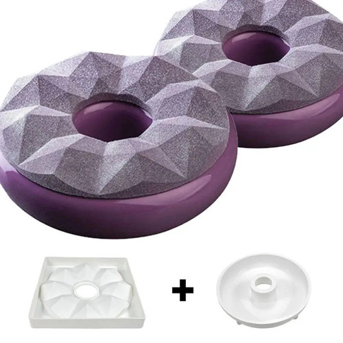 Forma tort 3d din silicon - Louvre - kit top + baza