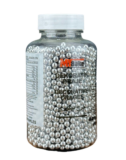 Perle nr.2 (aprox 4 mm) - ARGINTIU - MyBake - 200 g