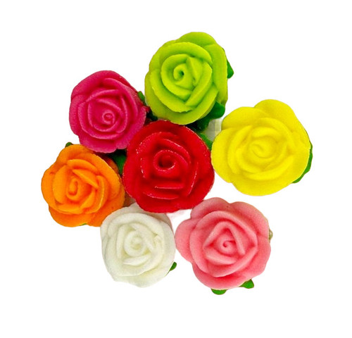 Pachet 8 decoratiuni din zahar Buchet 7 trandafiri