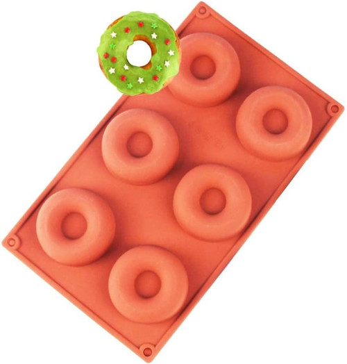 Forma din silicon donuts - 6 cavitati
